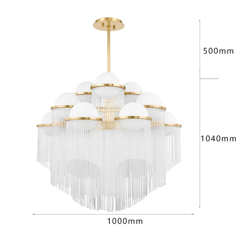 12 LIGHTS CELESTIAL CRYSTAL CHANDELIER | CLPOP014