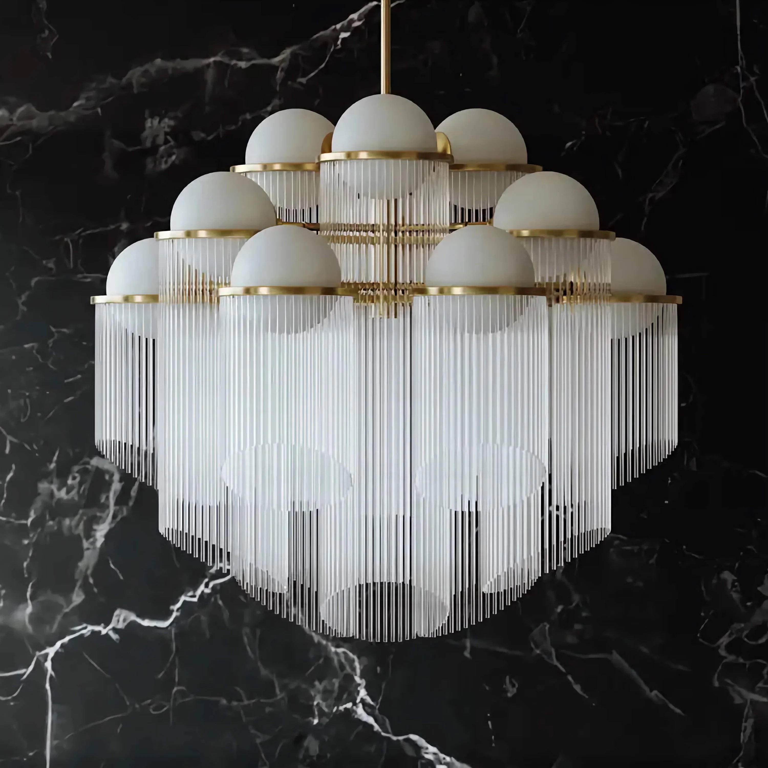 12 LIGHTS CELESTIAL CRYSTAL CHANDELIER | CLPOP014
