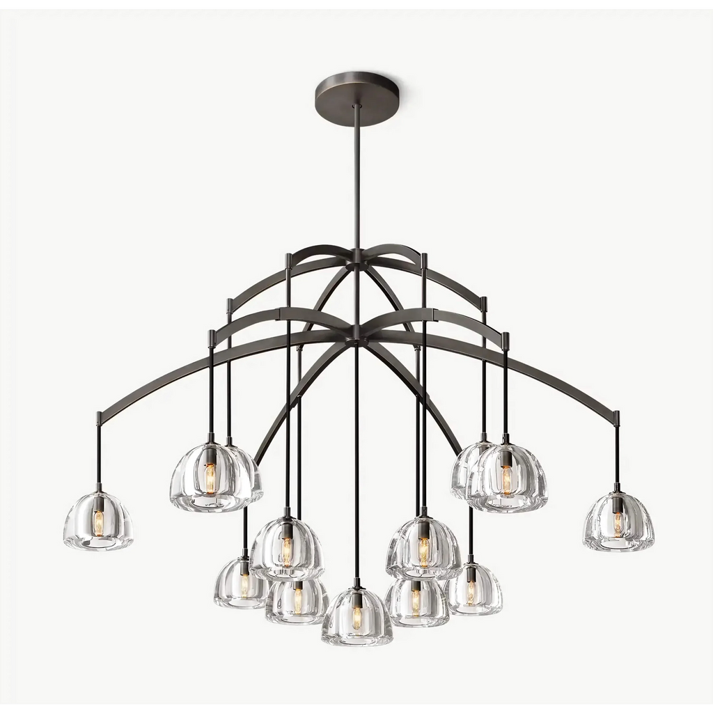13 LIGHTS BLACK CHANDELIER | CLHYR028B