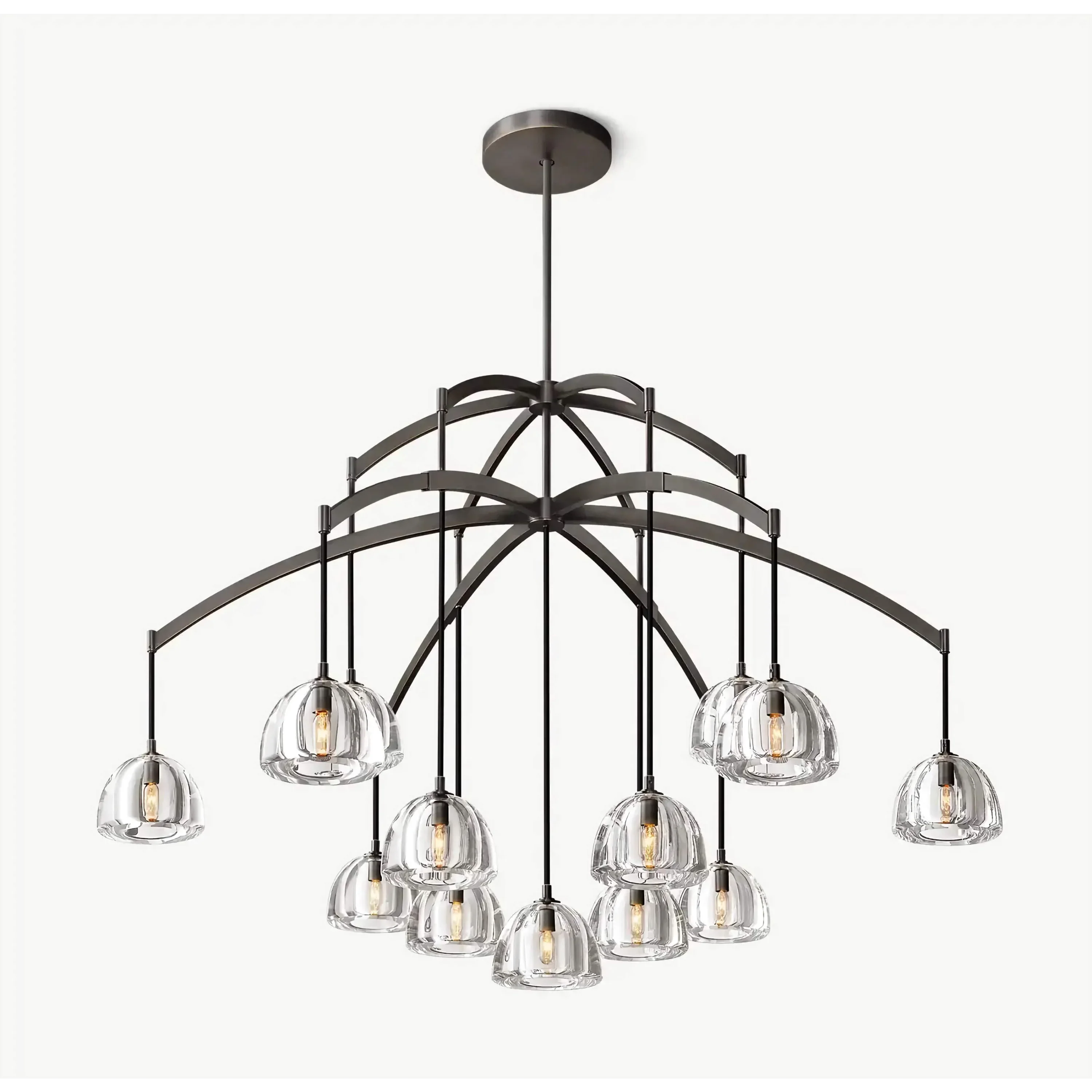 13 LIGHTS BLACK CHANDELIER | CLHYR028B