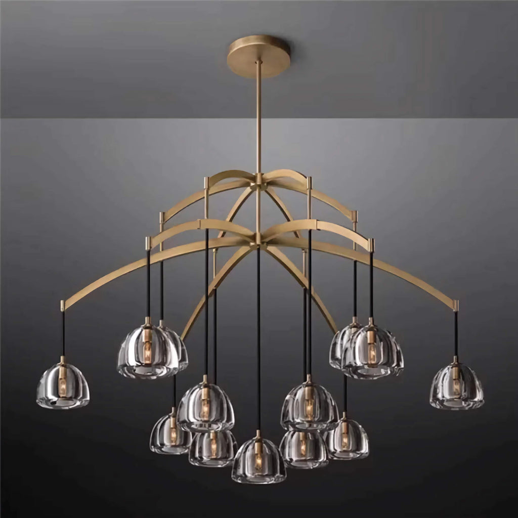 13 LIGHTS COPPER CHANDELIER | CLHYR028
