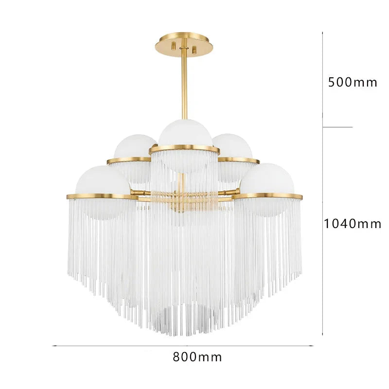 6 LIGHTS CELESTIAL CRYSTAL CHANDELIER | CLPOP015