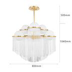 6 LIGHTS CELESTIAL CRYSTAL CHANDELIER | CLPOP015