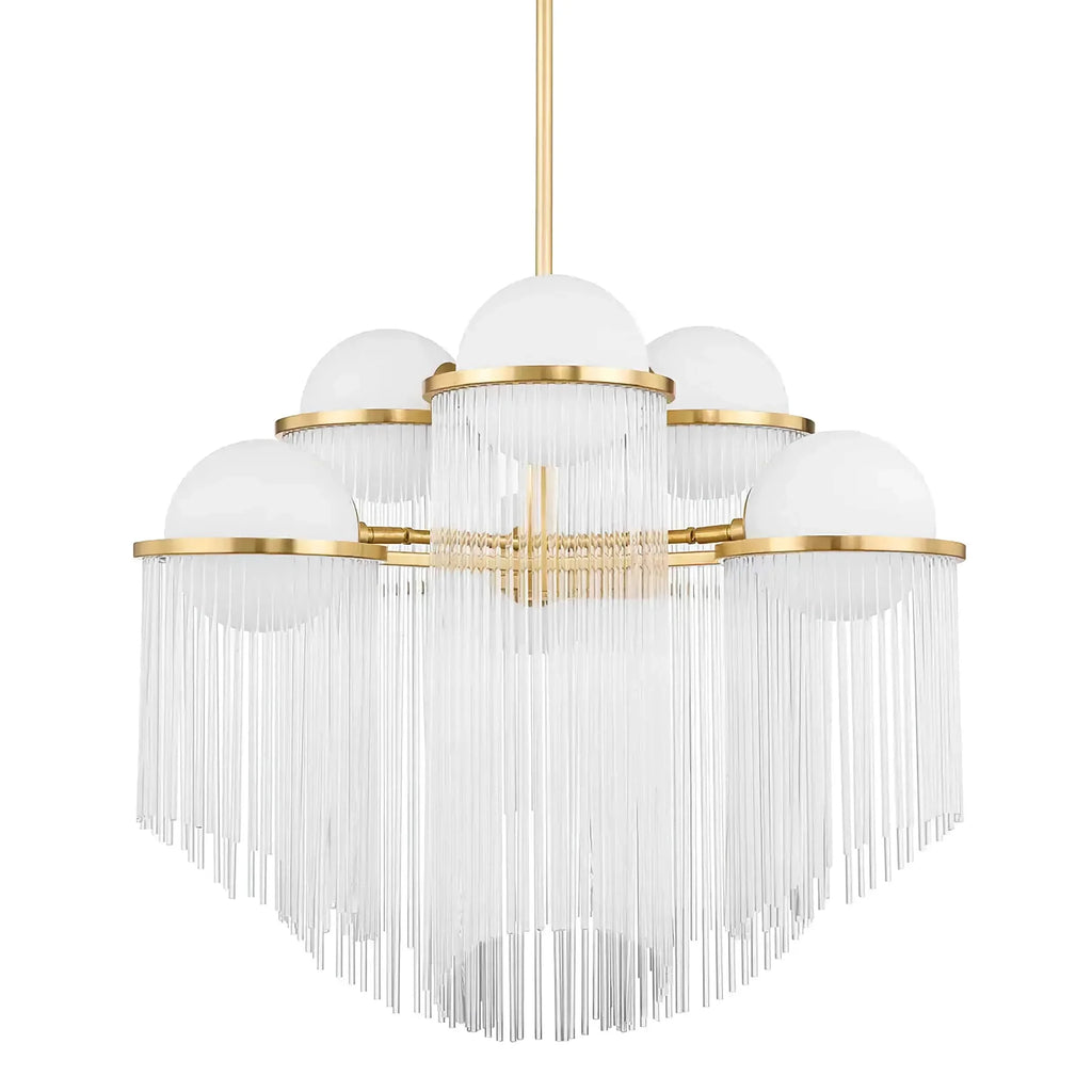 6 LIGHTS CELESTIAL CRYSTAL CHANDELIER | CLPOP015