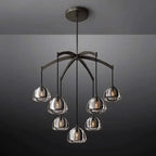 7 LIGHTS BLACK CHANDELIER | CLHYR025B