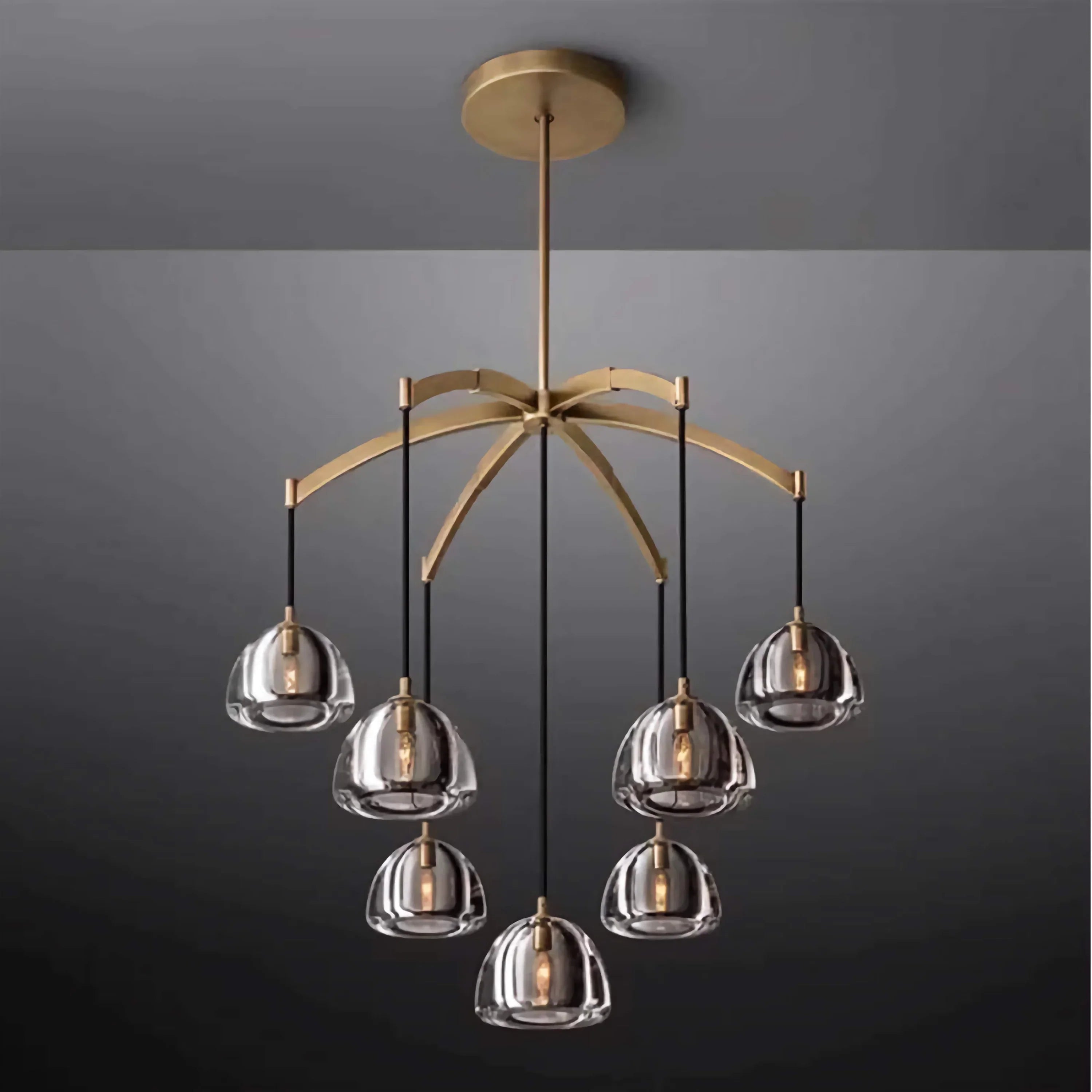 7 LIGHTS COPPER CHANDELIER | CLHYR025