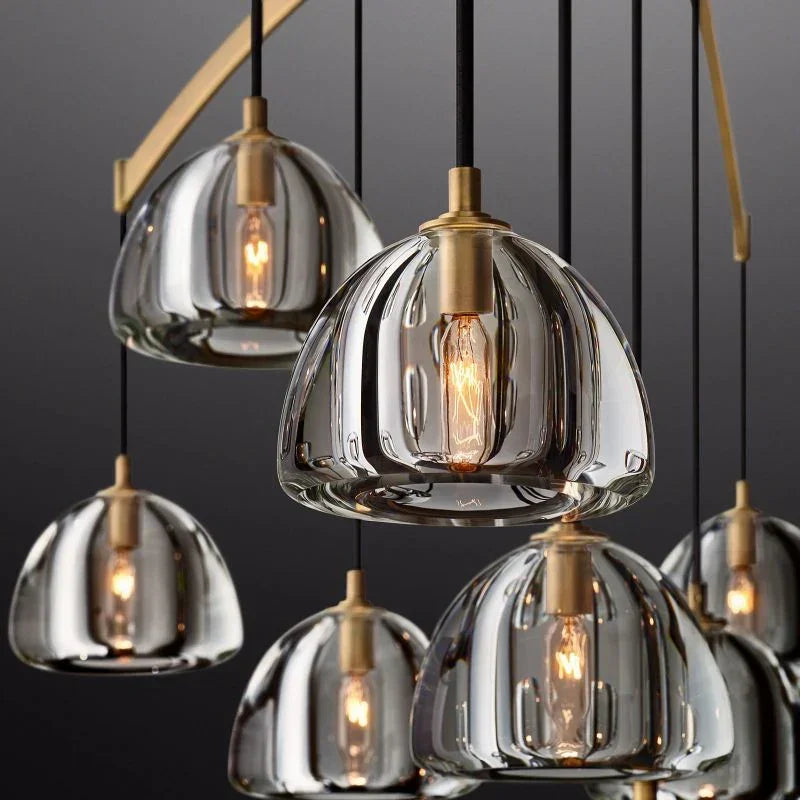 9 LIGHTS COPPER CHANDELIER | CLHYR026