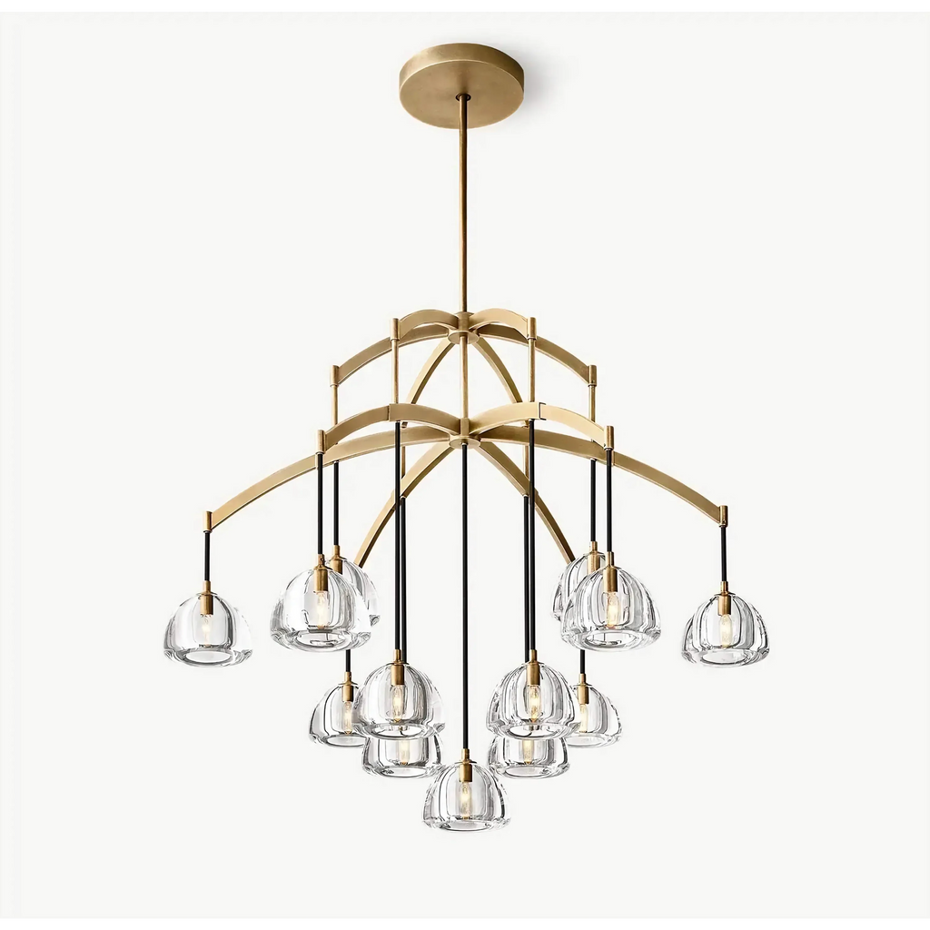 9 LIGHTS COPPER CHANDELIER | CLHYR026