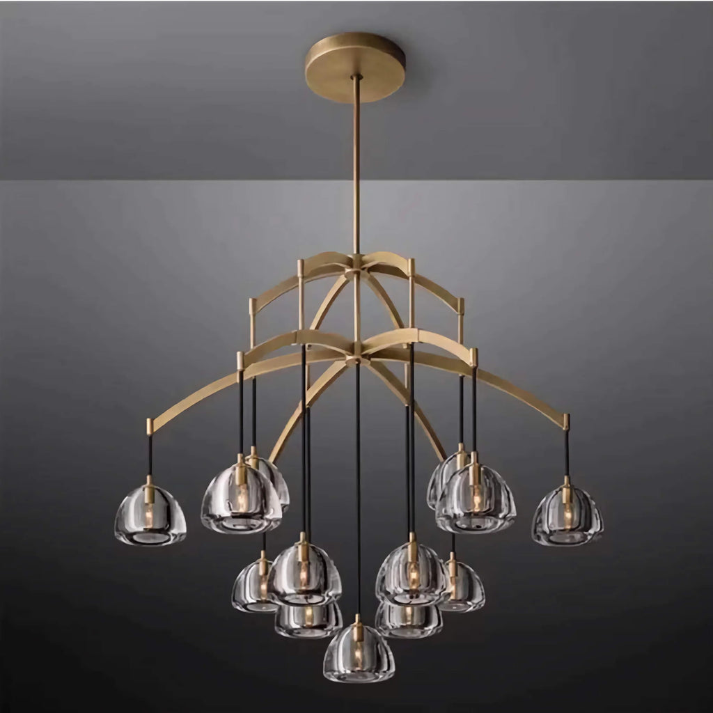 9 LIGHTS COPPER CHANDELIER | CLHYR026
