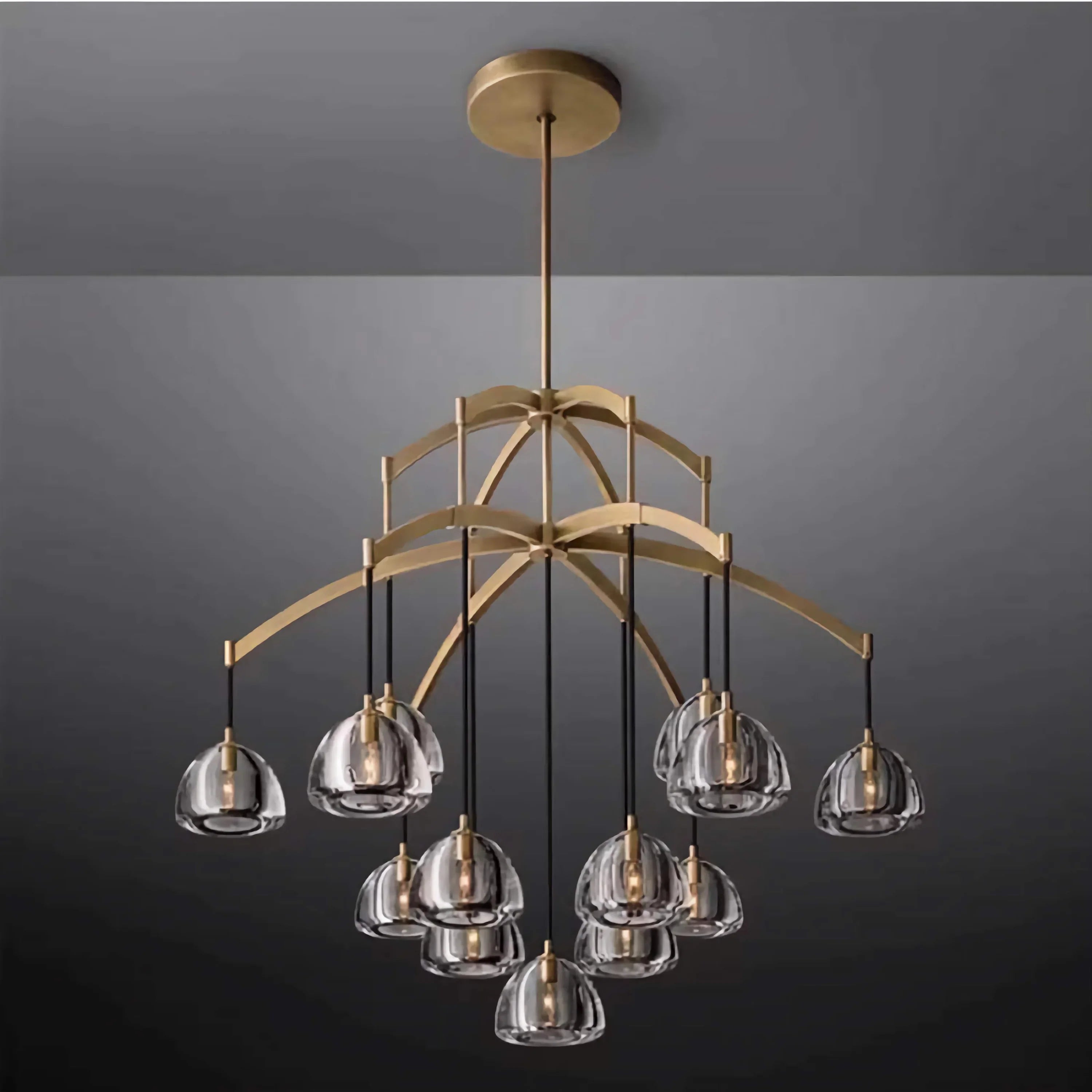 9 LIGHTS COPPER CHANDELIER | CLHYR026