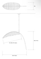 SINGLE BANANA LEAF PENDANT LIGHT | CLJNB02