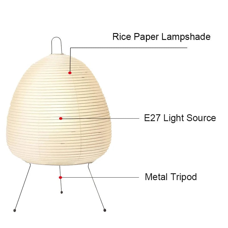 AKARI 1A WHITE TABLE LAMP
