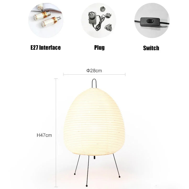 AKARI 1A WHITE TABLE LAMP