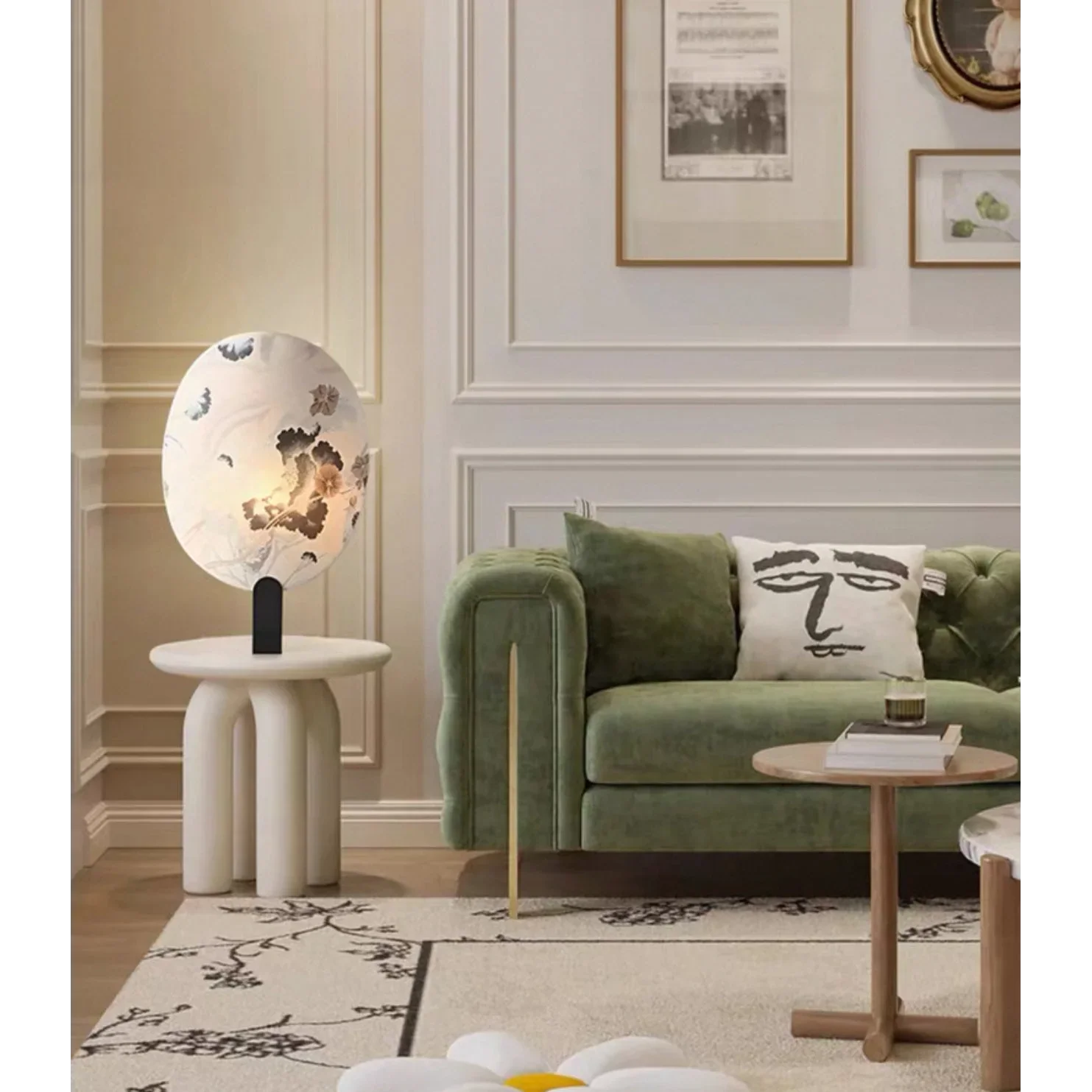 AKIRA WHITE TABLE LAMP | CLFCX0255W