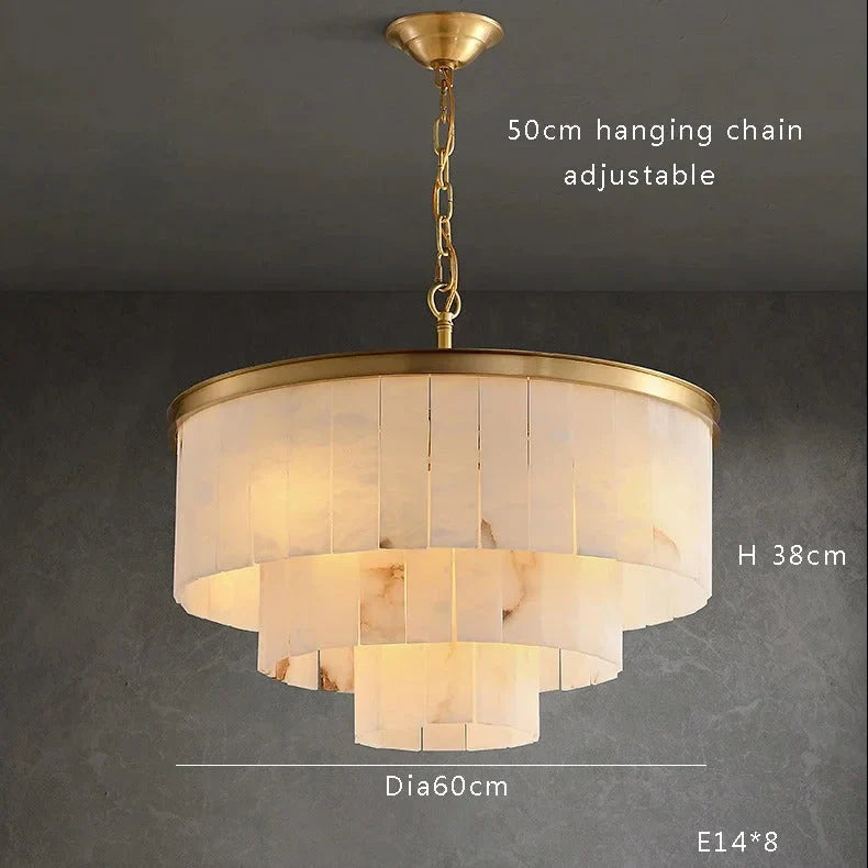 ALABASTER 2/3/4/5 TIERED CHANDELIER | CLHI02974