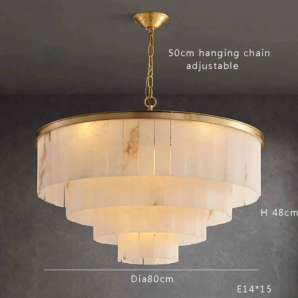 ALABASTER 2/3/4/5 TIERED CHANDELIER | CLHI02974