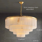 ALABASTER 2/3/4/5 TIERED CHANDELIER | CLHI02974