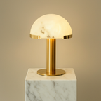 ALABASTER Brass TABLE LAMP | Design CL025MBZ
