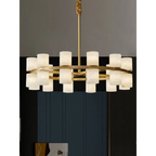 ALABASTER CYLINDER CHANDELIER | CLNH01440
