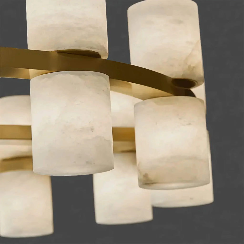 ALABASTER CYLINDER CHANDELIER | CLNH01440