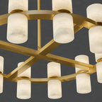 ALABASTER CYLINDER CHANDELIER | CLNH01440