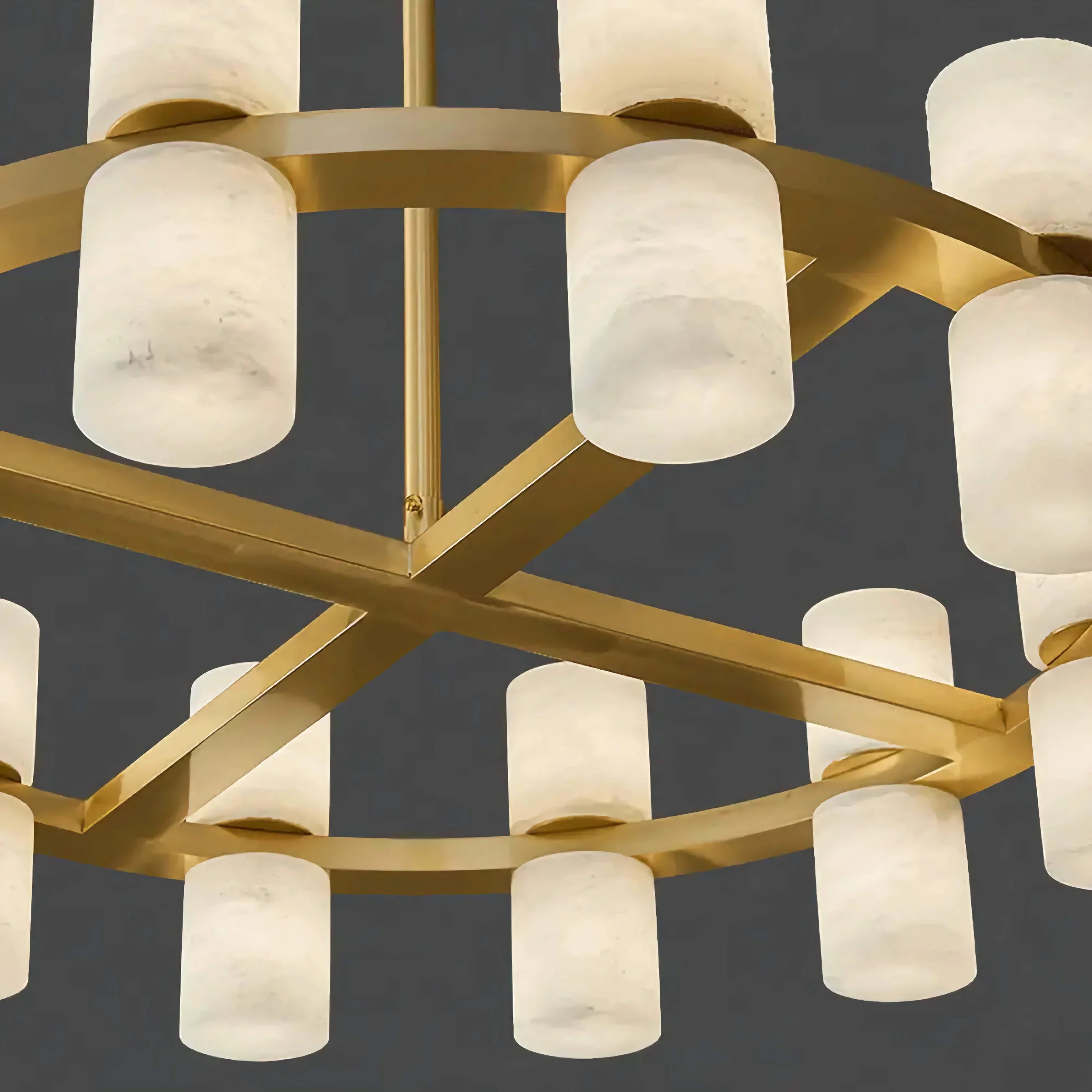 ALABASTER CYLINDER CHANDELIER | CLNH01440