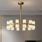 ALABASTER CYLINDER CHANDELIER | CLNH01440