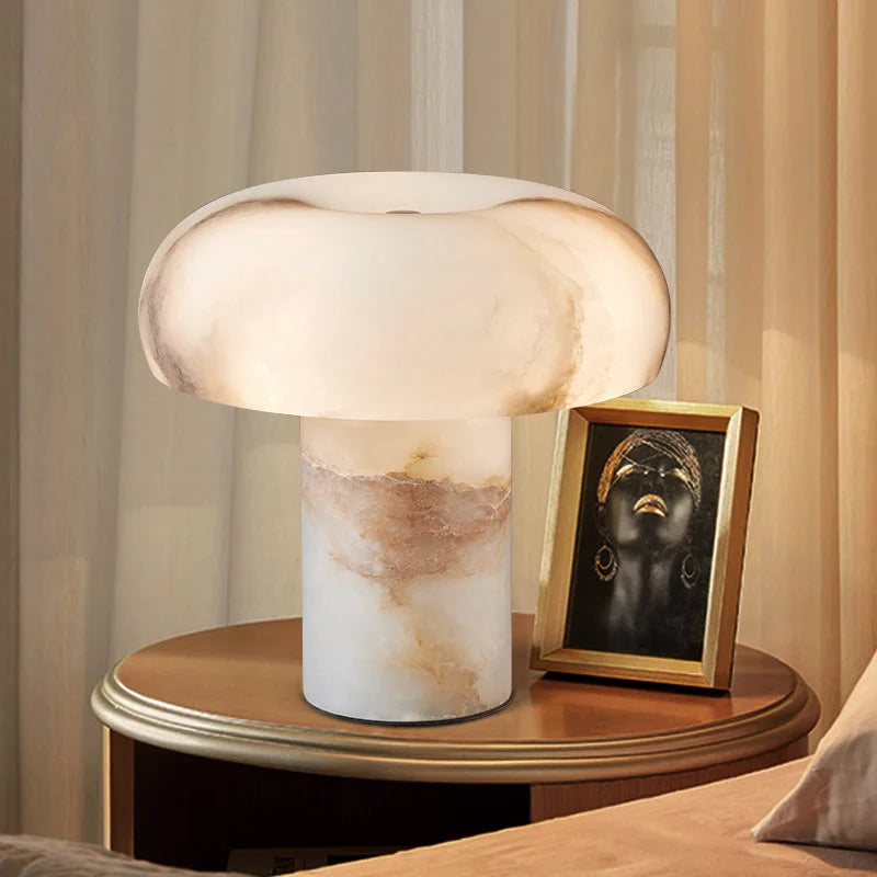 ALABASTER DOME TABLE LAMP | CLKYU055