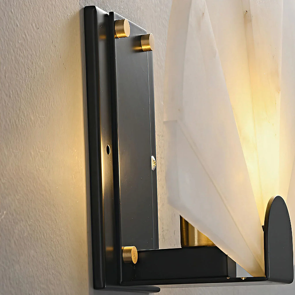 ALABASTER FAN WALL SCONCES | CLGST59