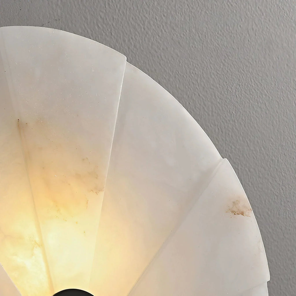ALABASTER FAN WALL SCONCES | CLGST59