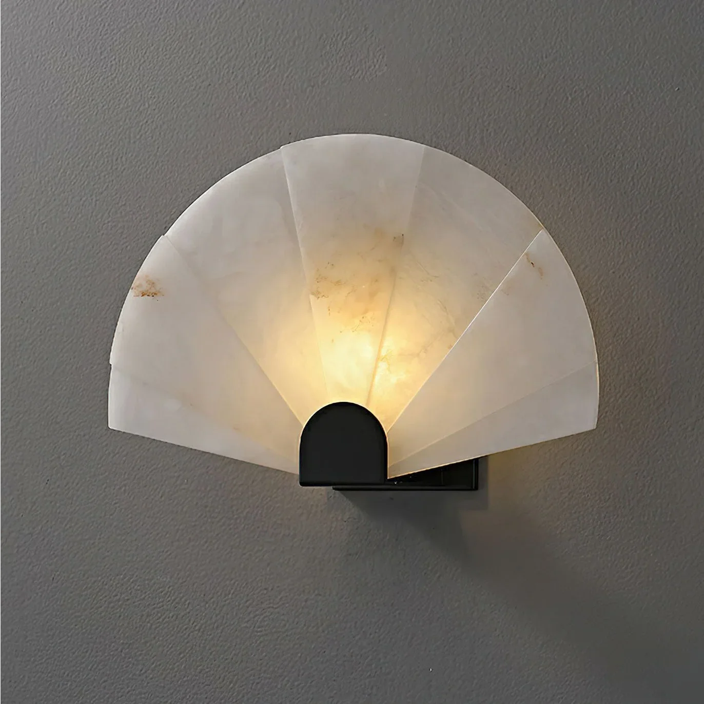 ALABASTER FAN WALL SCONCES | CLGST59
