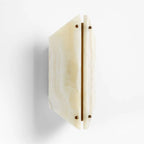 ALABASTER GEOMETRIC WALL LAMP ONYX | CLOPS25