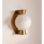 ALABASTER GLOBE WALL SCONCE | CLDFR0252