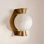 ALABASTER GLOBE WALL SCONCE | CLDFR0252