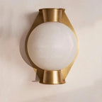 ALABASTER GLOBE WALL SCONCE | CLDFR0252