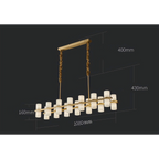 ALABASTER LINEAR CHANDELIER | CLNH01441