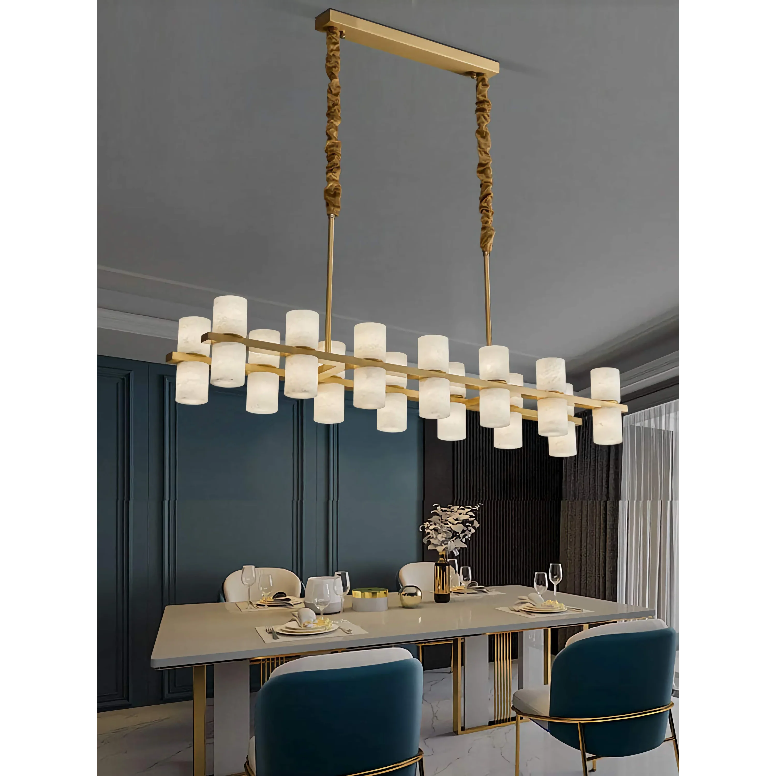 ALABASTER LINEAR CHANDELIER | CLNH01441
