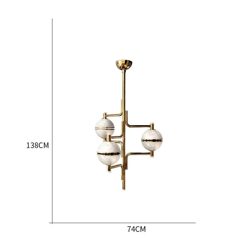 ALABASTER SUSPENSION CHANDELIER | CLJY0219