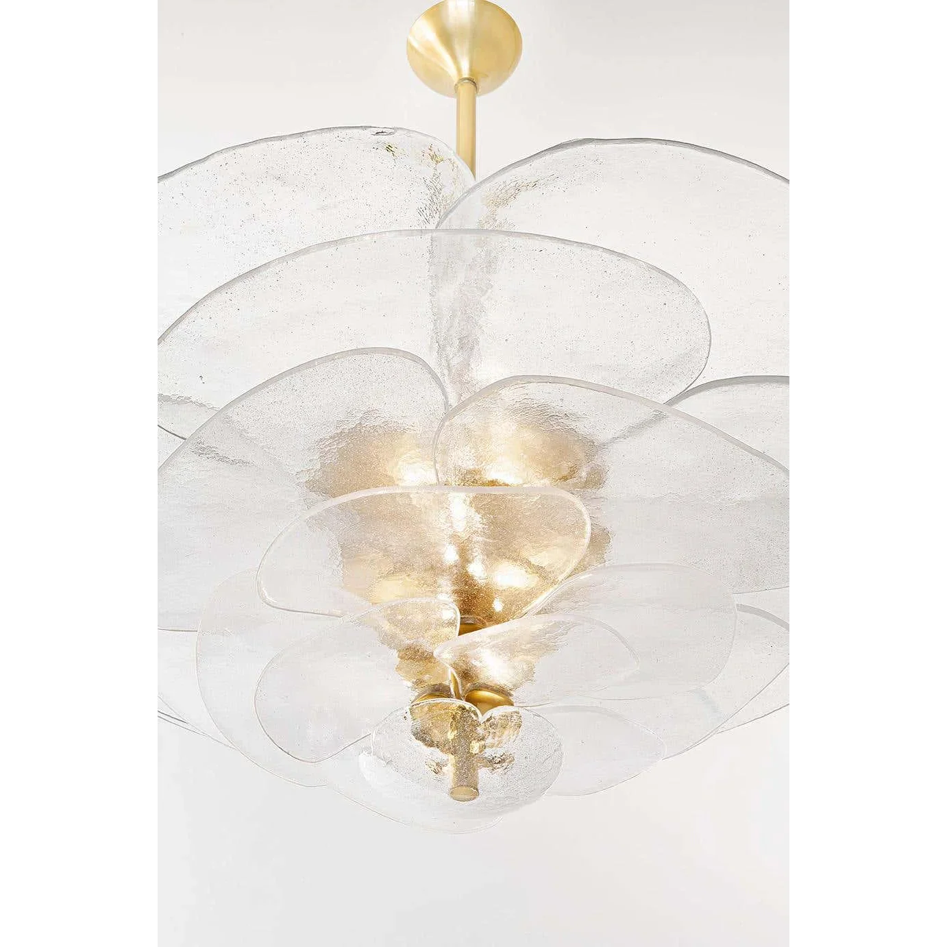 AMBER FIORE ART DECO GLASS CHANDELIER | CLZL896620A
