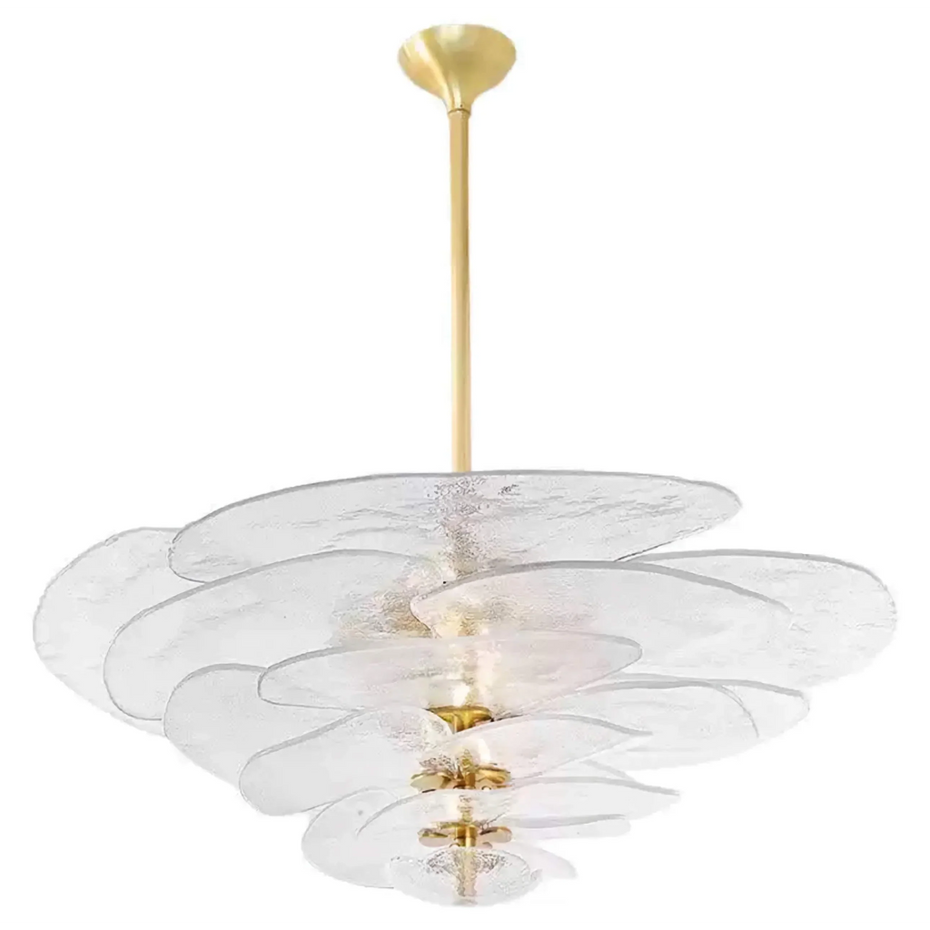 AMBER FIORE ART DECO GLASS CHANDELIER | CLZL896620A