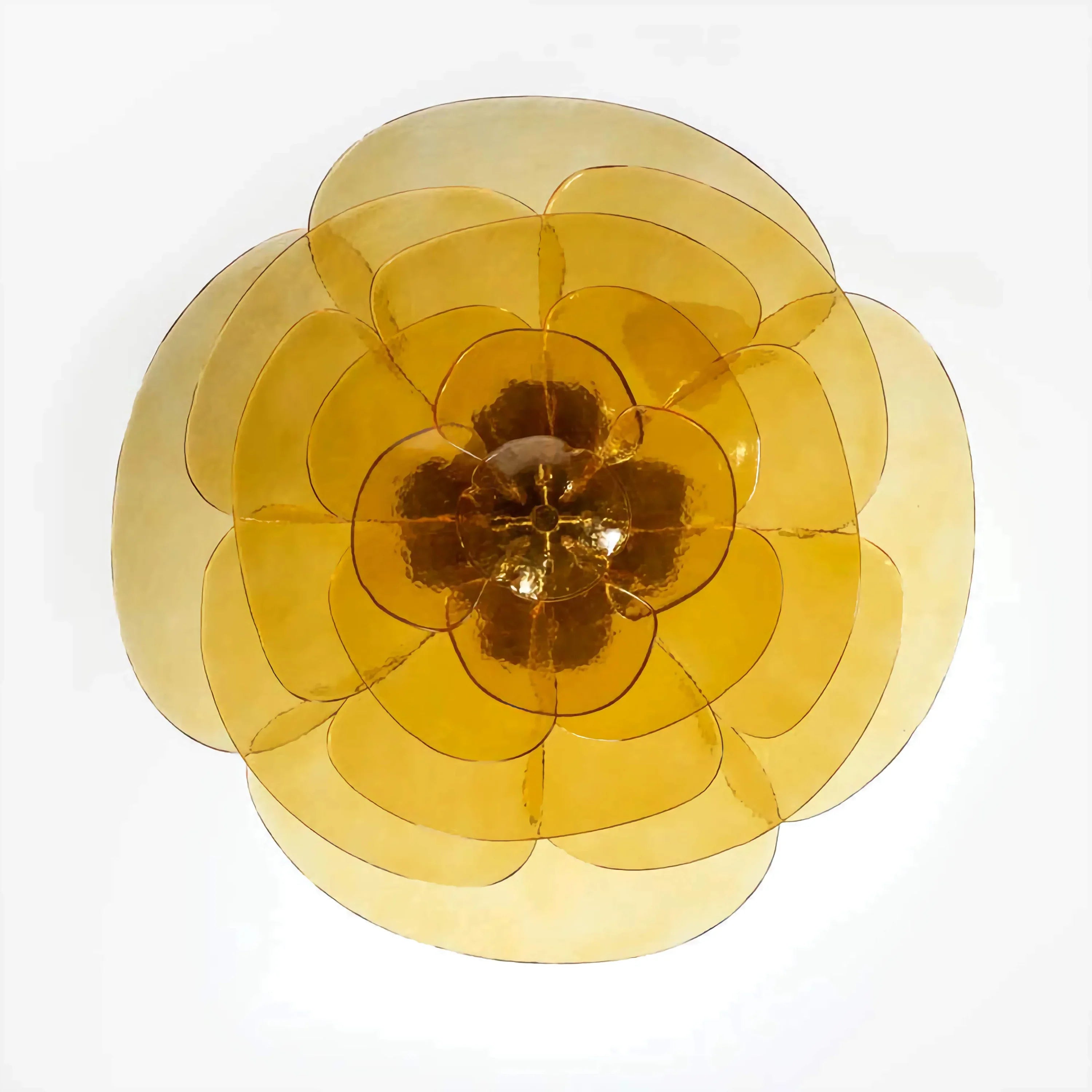 AMBER FIORE ART DECO GLASS CHANDELIER | CLZL896620A