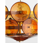 AMBER MURANO GLASS CHANDELIER | CLKOPS202