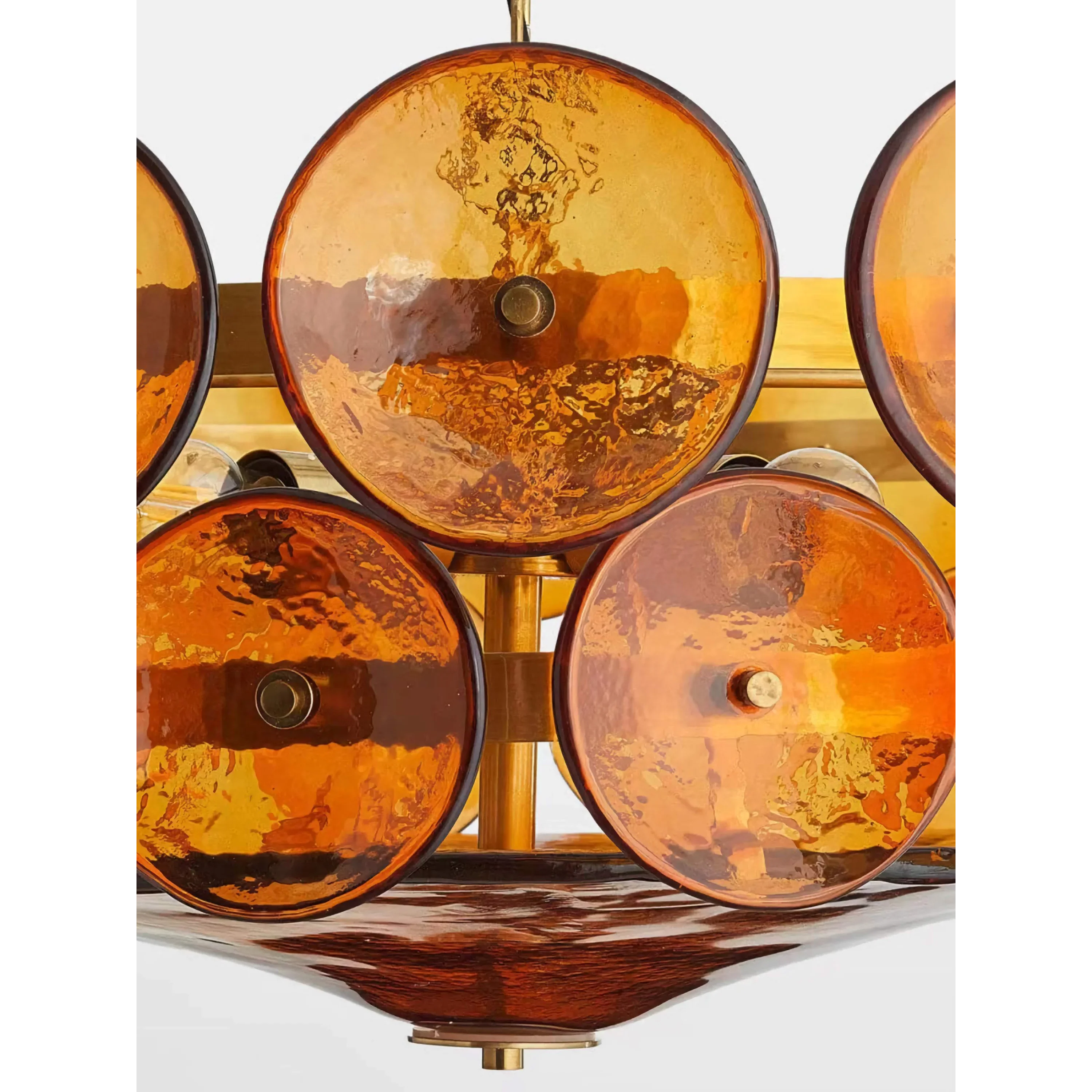AMBER MURANO GLASS CHANDELIER | CLKOPS202