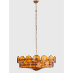 AMBER MURANO GLASS CHANDELIER | CLKOPS202