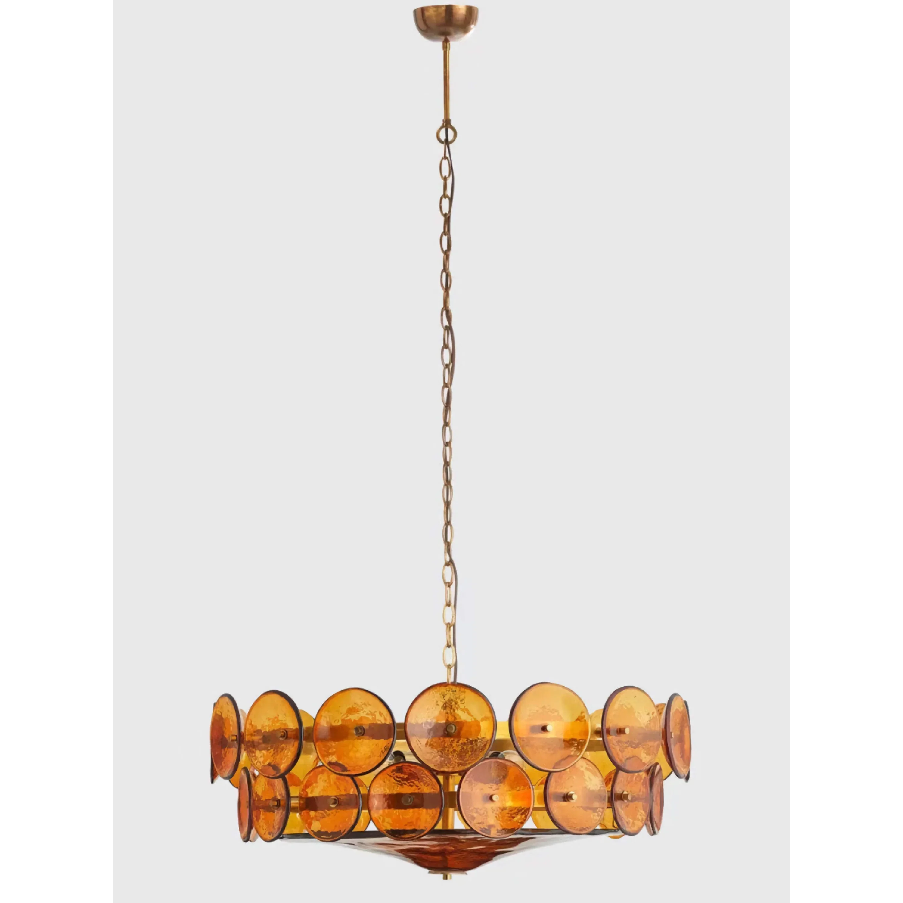 AMBER MURANO GLASS CHANDELIER | CLKOPS202