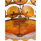 AMBER MURANO GLASS CHANDELIER | CLKOPS202