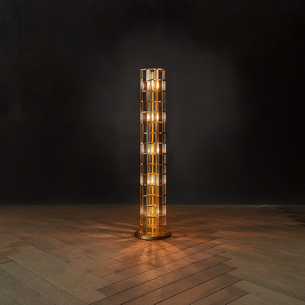 AMBER ROD FLOOR LAMP | CLTAPE045