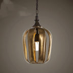 ANTIQUE GOLD CAGE PENDANT LIGHT| CLCZZ0I