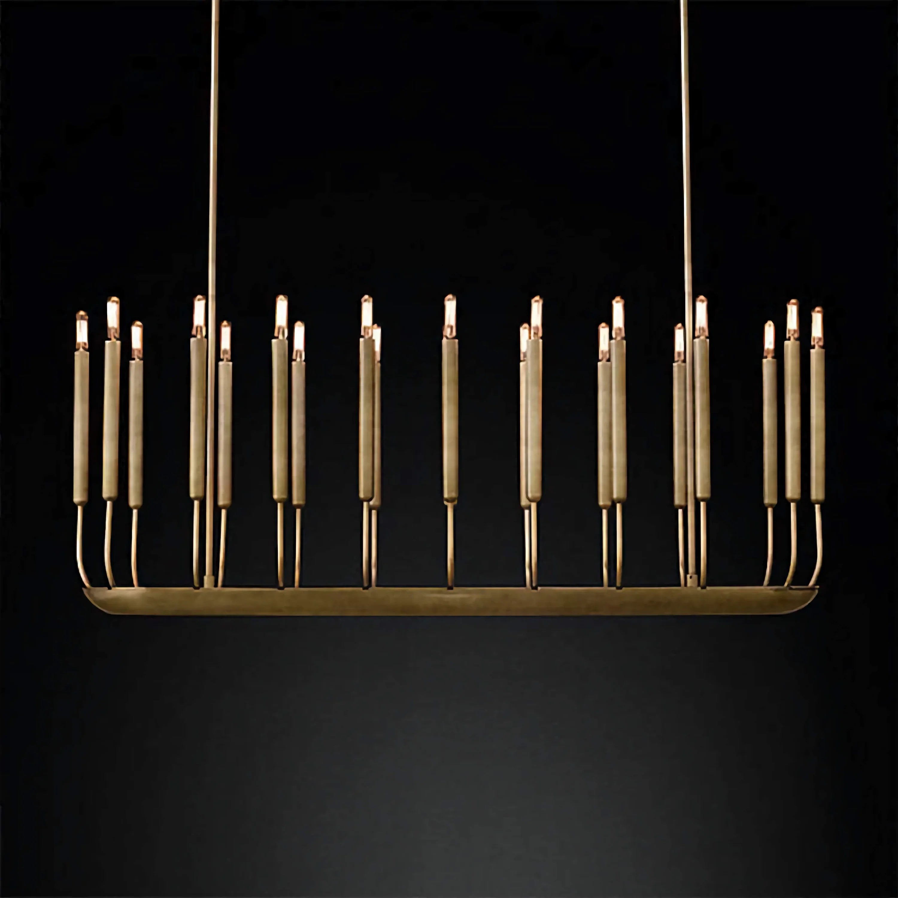 ARCHITECTURAL CANDLE-STYLE CHANDELIER | CLFRH0510