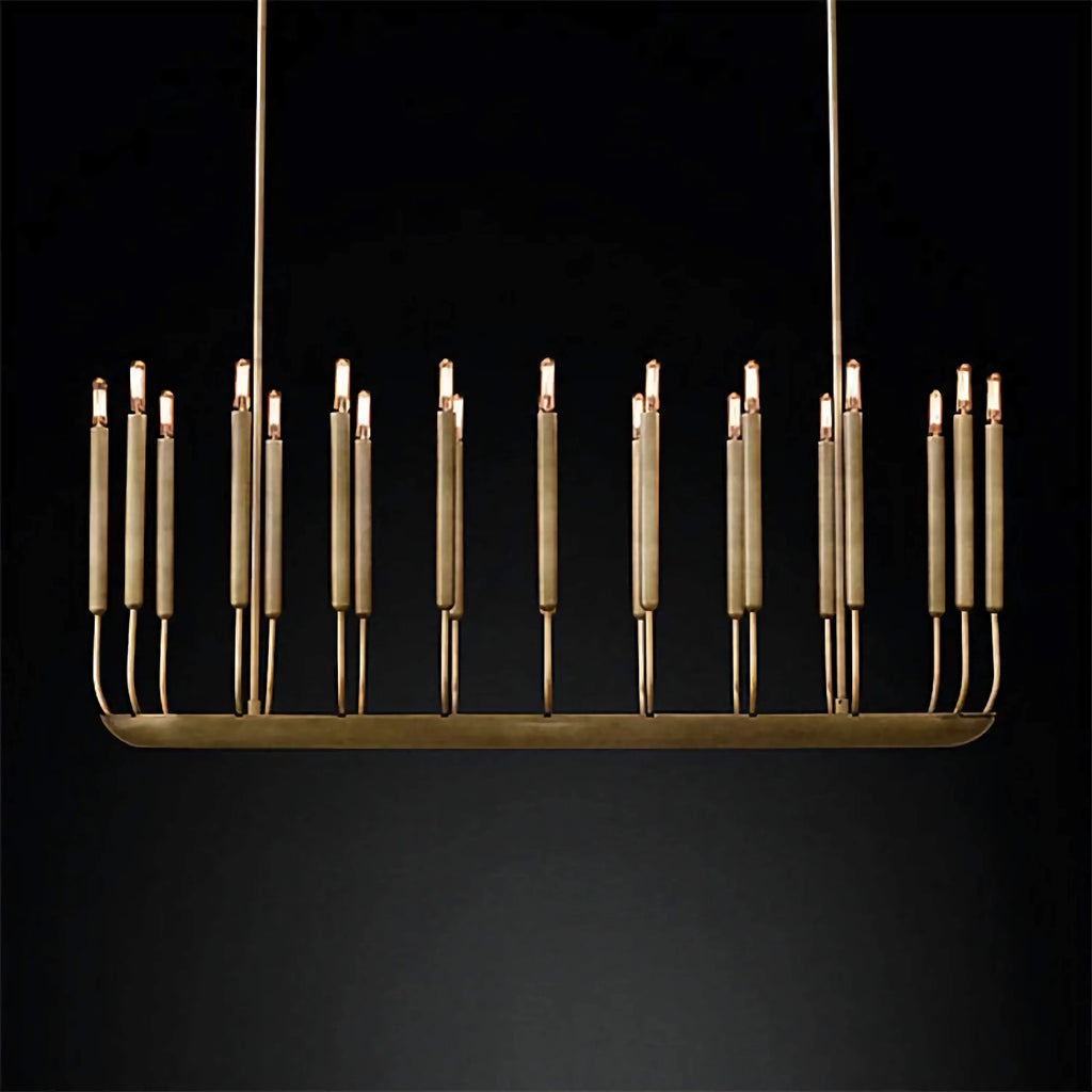 ARCHITECTURAL CANDLE-STYLE CHANDELIER | CLFRH0510